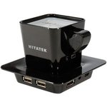 USB Hub [/Charger] & Detachable Card Reader [in Shape of a] Cup w/ Power Block (DSE # XH1660) $6