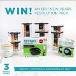 Win 1 of 3 Ultimate New Years Resolution Prize Packs from DYMO, Sistema and Chesapeake Bay