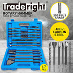 Traderight Hammer Drill Bits Set 17PCS $30.39 ($29.63 with eBay Plus) Delivered @ Sello-Products eBay