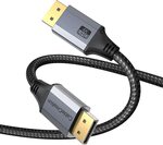 CableCreation 4K DisplayPort 1.2 Cable 1.8m $3.90 Delivered @ CableCreation via Amazon AU