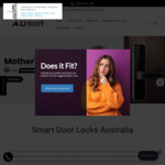 Extra 10% off Smart Door Locks + Free Delivery @ AU Smart Locks (Auslock)