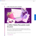 Win 1 of 25 Prizes of 1,000,000 Telstra Plus Points Worth $2,750 from Telstra