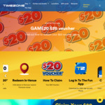 $20 Bonus Credit on Reloads of $30 or More @ Timezone (Account & App Required)
