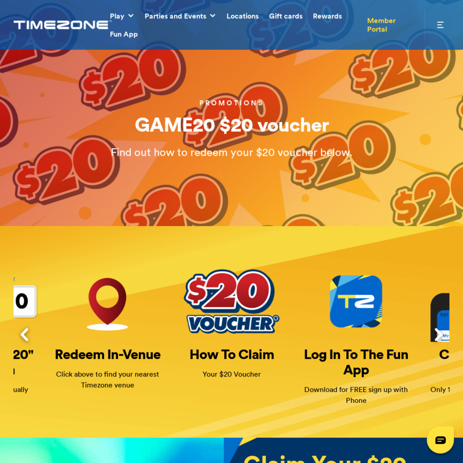 $20 Bonus Credit on Reloads of $30 or More @ Timezone (Account & App  Required) - OzBargain