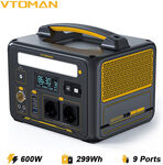 VTOMAN Jump 600X 299Wh 600W (1200W Surge) LiFePO4 Portable Power Station $338.30 ($330.34 w/ eBay Plus) Shipped @ vtoman eBay AU