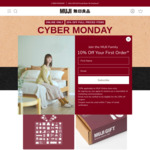20% off Full-Priced Items + $10.95 Delivery ($0 with $150 Order) @ MUJI (Online Only)