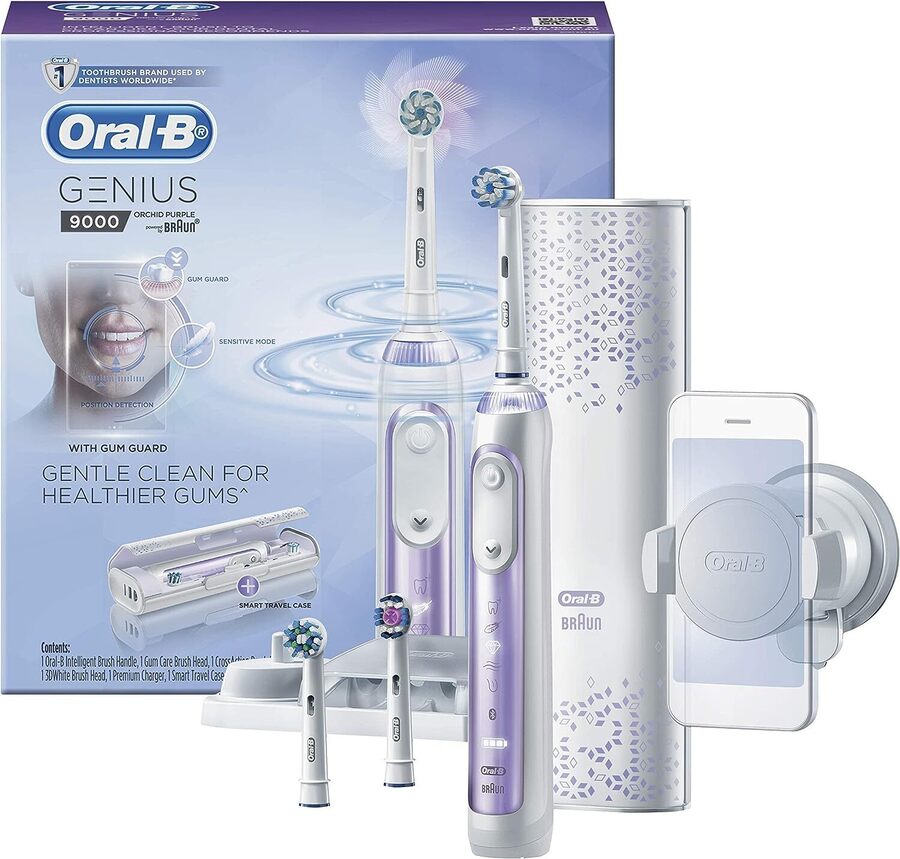 Oral-B Genius 9000 Orchid Purple Electric Toothbrush $113.99 Delivered ...