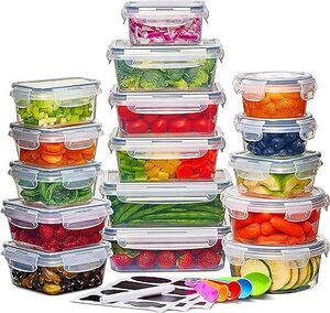 Food Storage Containers Set (16 Pack) $18.43 + Delivery ($0 with Prime ...