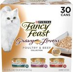 Fancy Feast Cat Food Adult Poultry & Beef Feast Variety - 30x85g Cans $28 ($25.20 S&S) + Delivery ($0 Prime/ $59+) @ Amazon AU
