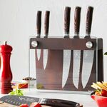 Win 1 of 2 Baccarat Le Connoisseur Epicure 7 Piece Knife Blocks Worth $1,499.99 from Robins Kitchen