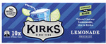 Kirks Soft Drink Lemonade & More Flavours: 10x 375mL Cans $7.25 @ Coles