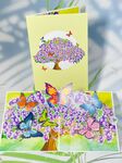 3D Pop Up Greeting Card (Butterfly on Tree) $5.98 + $1.20 Delivery & 50% Off Storewide + Delivery @ AmberT Group