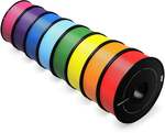 3D Printer Filaments Chromatic Pack (8 Rolls of Different Coloured PLA+) $230.40 & Free Shipping @ MakerHero Australia