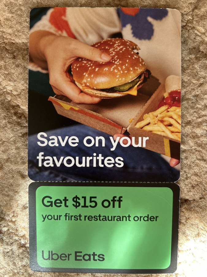 15 off Your First Order New Accounts Only No Minimum Spend Limit 5 000 Claims Uber Eats OzBargain