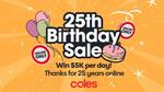 Win 1 of 5 $5,000 Coles Online Credit Vouchers from Seven Network