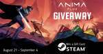 Win a $50 STEAM Gift Card, $25 STEAM Gift Card or $10 STEAM Gift Card from Anima Flux