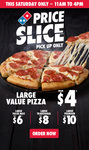 Value Pizzas $4, Value Max $6, Traditional $8, Premium $10ea (11am-4pm Only, Selected Stores) @ Domino's