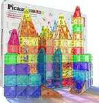 PicassoTiles 60-Piece Magnetic Mini Tiles $17 (after 50% off Coupon) + Delivery ($0 with Prime/ $59+) @ PicassoTiles Amazon AU