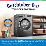 Win a Bosch 9kg I-DOS Washing Machine from Bosch