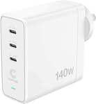 Comsol 140W 3 Port Gan Wall Charger $74.50 Delivered @ Amazon AU