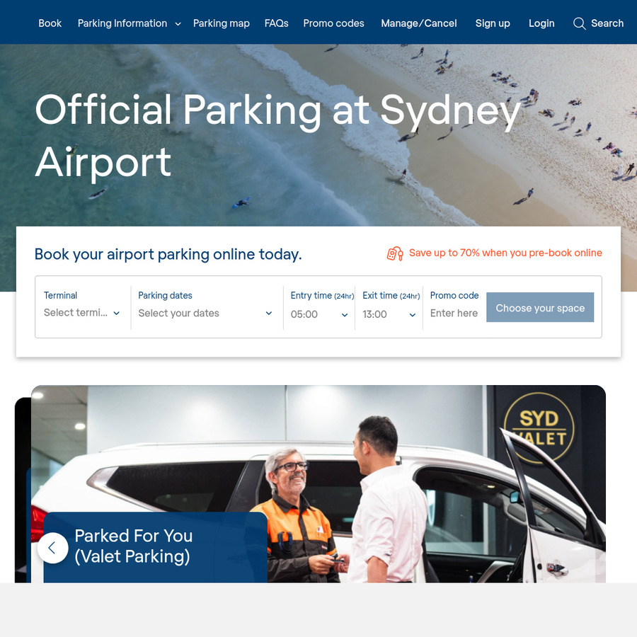 [NSW] 20% off All Parking + Surcharge @ Sydney Airport Parking - OzBargain