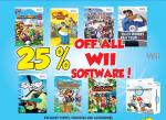 25% Off  ALL Wii, PS2, PSP Software at Mr Toys Toyworld