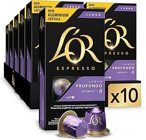 L'OR Espresso Coffee Capsule Varieties 100pk (Nespresso Compatible) $28 (Sub & Save) + Delivery ($0 with Prime/$59+) @ Amazon AU