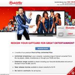 Quickflix 2 Month Free Trial Post & Play Unlimited, Value $59.98