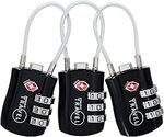 TSA Approved Combination Code Luggage Travel Lock (3-Pack) $14 + Delivery ($0 with Prime/ $59 Spend) @ Eze Travel Amazon AU