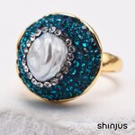 Genuine Freshwater Pearl Baroque Ring $19.99 & Free Shipping @ Shinjus Co.