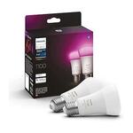 Philips Hue E27 1100 Lumen White and Colour Ambiance Bulbs: 1x 2pk $113.15, 2x 2pk $192.35 Delivered @ Amazon UK via AU