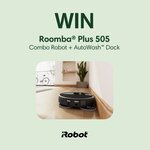 Win a Roomba Plus 505 Combo Robot + AutoWash Dock from iRobot Australia