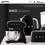 Win 5x Smeg Appliances (50's Style Toaster + Kettle + Stand Mixer + Scale + Blender) from Stone Ambassador + Interiors Addict