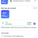 $0.10 Cashback for Checking-in Daily to Amazon AU (up to 7 Claims Per Account, Max 50,000 Rewards) @ ShopBack App