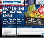 $13inc. Del. Aussie Farmers Direct Couples Fruit & Veg Box (was $26). Qld Promo New Customers