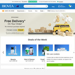 Free Delivery Sitewide (Save $8.40); No Minimum Purchase Required @ Biovea
