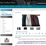 $45 + $10 Delivery for 2 Pairs of Microfibre Trousers