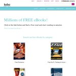 Kobo FREE eBooks (Romance, Sci Fi, Mystery & Thrillers, Young Adult, Classics, etc) + iOS/Android App