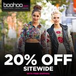 Boohoo 20% off Ends 28.07.13