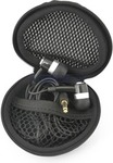 Earphone Bag, Hard Case MP3 Earphone Pocket Storage Bag with Mesh Black US $0.95 Shipped
