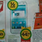 Vodafone Alcatel Onetouch M'POP Now $44.50, Was $89 at Woolworths