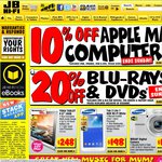 10% off Apple Mac Computers @ JB Hi-Fi Thur till Sunday