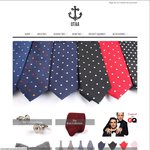 Launch Sale - 25% OFF Store Wide - All Knitted Ties, Cufflinks, Tie Bars & Pocket Squares @ OTAA