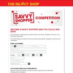 Win  $2000 Cash from the Reject Shop 