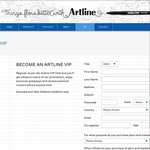 Free Artline Pen - Join The Artline VIP Club