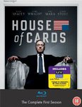 House of Cards S01 Blu-Ray + UV £14.65 - $26.40 Delivered @ Amazon UK