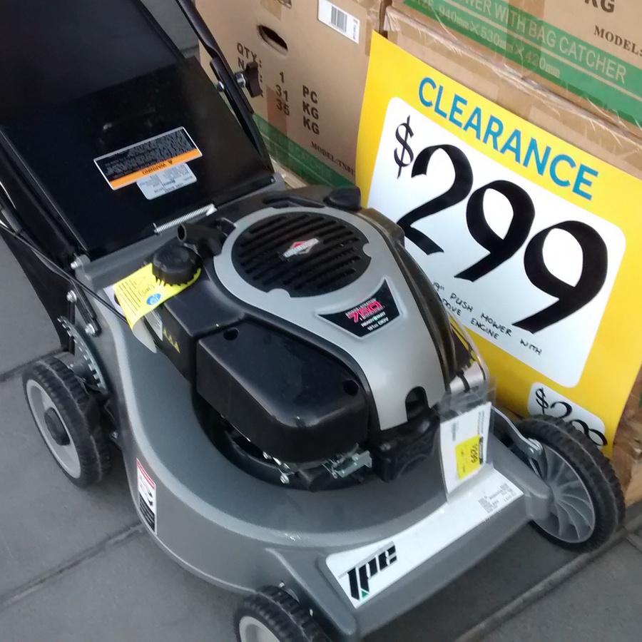 Ozbargain discount lawn mower