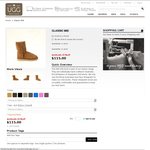 Only $88.55 for 100% Australian Made Classic Mid UGG. Free Shipping or Pick up [Mel/Hob]