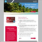 7500 Bonus Points after $300 Spend and $0 Annual Fee - American Express Velocity Escape Card