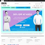 20% off All Full-Price Items @ ASOS